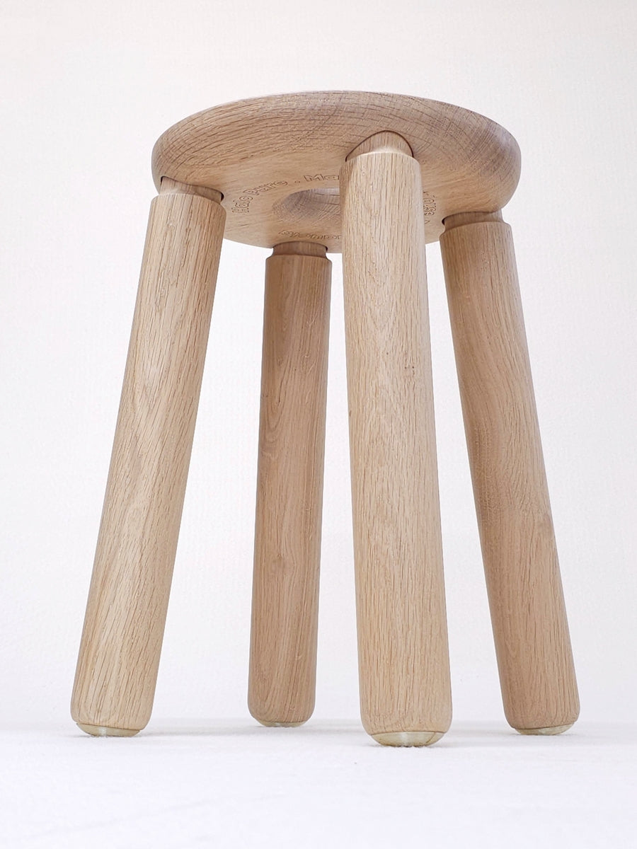 Halo Stool - Oak, Natural, Matte Varnish