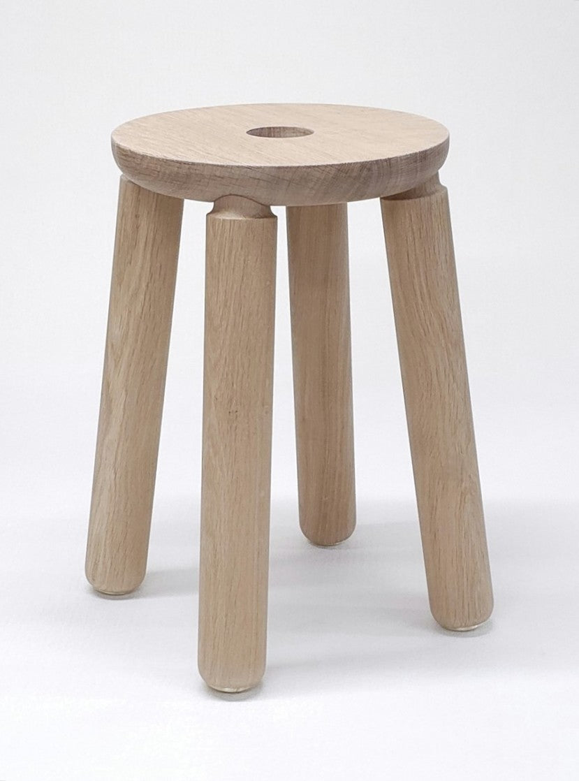 Halo Stool - Oak, Natural, Matte Varnish