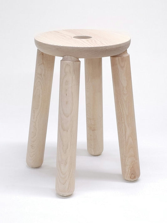 Tabouret Halo - Frêne, naturel, vernis mat