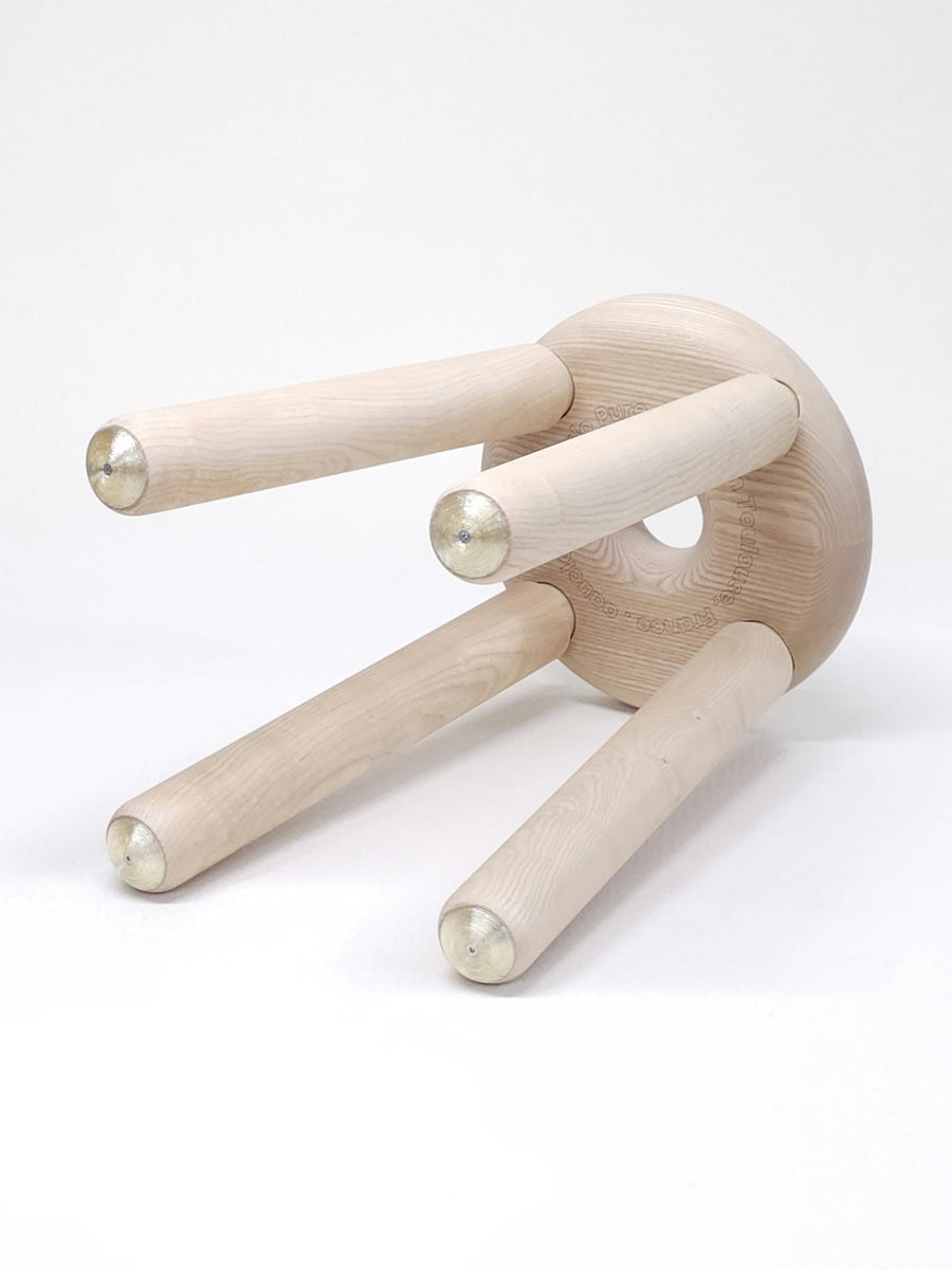 Halo Stool - Ash, Natural, Matte Varnish