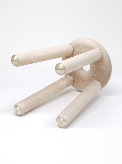Halo Stool - Ash, Natural, Matte Varnish
