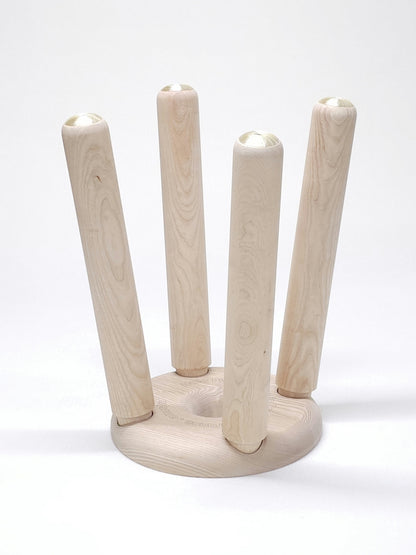 Halo Stool - Ash, Natural, Matte Varnish