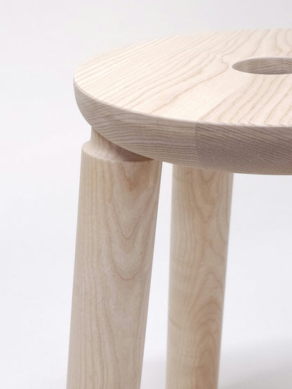 Halo Stool - Ash, Natural, Matte Varnish